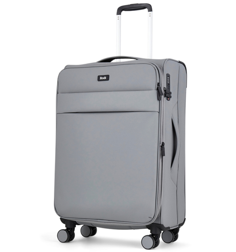 Obrázek z Cestovní kufr ROCK Harper TR-0286/3-M - šedá - 50 L + EXPANDER 