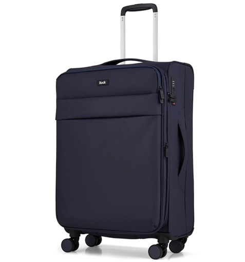 Obrázek z Cestovní kufr ROCK Harper TR-0286/3-M - tmavě modrá - 50 L + EXPANDER 