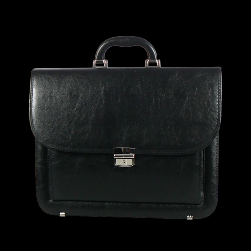 Obrázek z Aktovka REAbags 7416-TR - černá / nikl - 15 L 