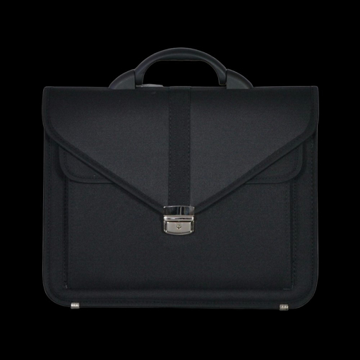 Obrázek z Aktovka REAbags 7173B-T - černá / nikl - 15 L 