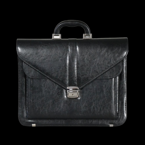 Obrázek z Aktovka REAbags 7173B-TR - černá / nikl - 15 L 