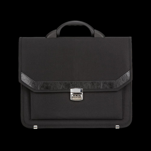 Obrázek z Aktovka REAbags 7253-T - černá / nikl - 15 L 