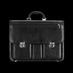 Obrázek z Aktovka REAbags 8001/2-TR - černá / nikl - 19 L 