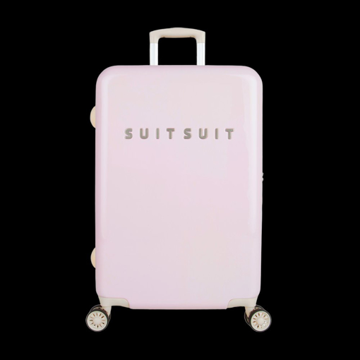 Obrázek z Plastový kufr SUITSUIT® Fabulous Fifties Pink Dust M - růžová - 60 L 