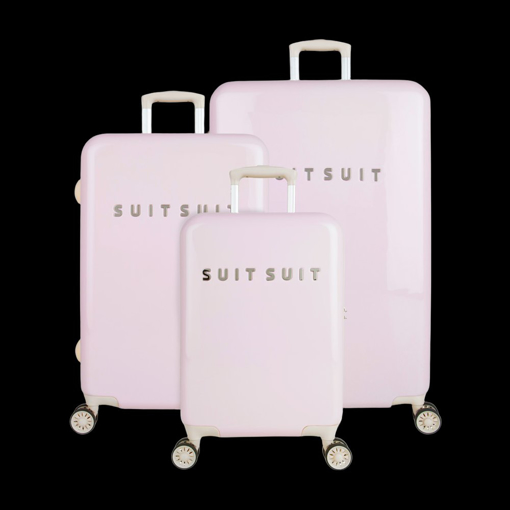 Obrázek z Sada cestovních kufrů SUITSUIT® Fabulous Fifties Pink Dust - růžová - 91 L 