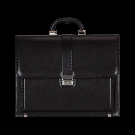 Obrázek z Aktovka REAbags 8003A - černá / nikl - 17 L 