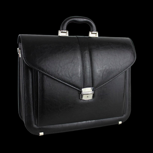 Obrázek z Aktovka REAbags 7173-TR - černá / nikl - 15 L 