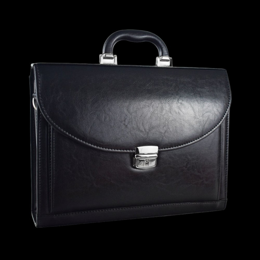 Obrázek z Aktovka REAbags 9004-TR - černá / nikl - 11 L 
