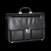 Obrázek z Aktovka REAbags 8001/1-TR - černá / nikl - 19 L 