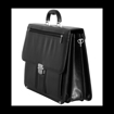 Obrázek z Aktovka REAbags 8001/1-TR - černá / nikl - 19 L 
