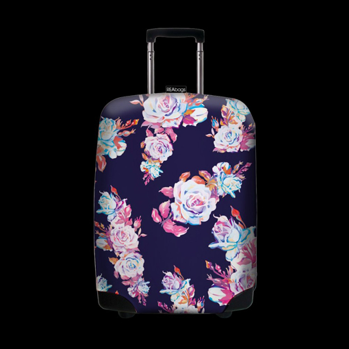 Obrázek z Obal na kufr REAbags Roses - modrá 