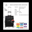 Obrázek z Textilní kufr AEROLITE T9639 - černá - 42 L 