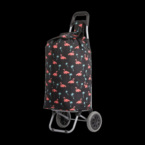 Obrázek z Nákupní taška HOPPA Flamingo 48 L - černá - 48 L 