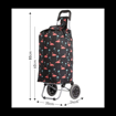 Obrázek z Nákupní taška HOPPA Flamingo 48 L - černá - 48 L 