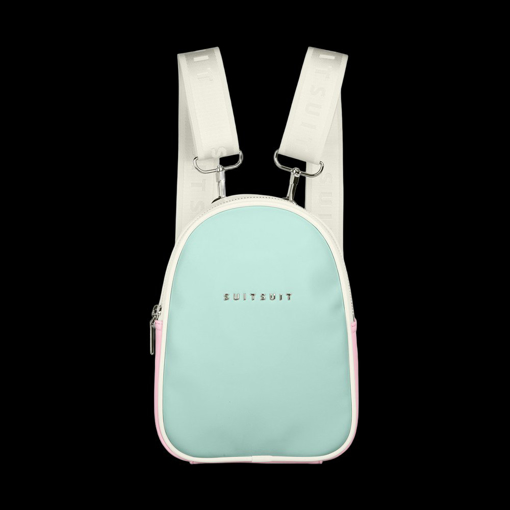Obrázek z Batoh SUITSUIT® Fabulous Fifties Mint & Pink mini 3 L - zelená - 3 L 