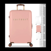 Obrázek z Plastový kufr SUITSUIT® Fab Seventies Coral Cloud M - růžová - 60 L 