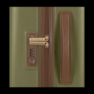 Obrázek z Plastový kufr SUITSUIT® Fab Seventies Martini Olive L - zelená - 91 L 