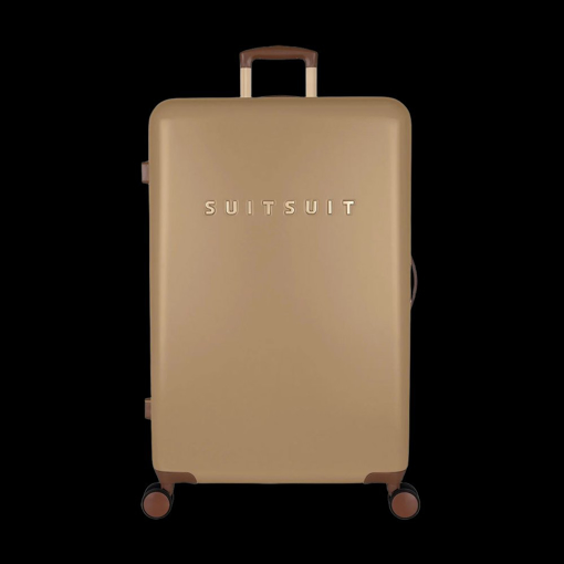Obrázek z Plastový kufr SUITSUIT® Fab Seventies Cuban Sand L - hnědá - 91 L 
