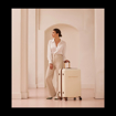 Obrázek z Plastový kufr SUITSUIT® Fab Seventies Antique White L - bílá - 91 L 