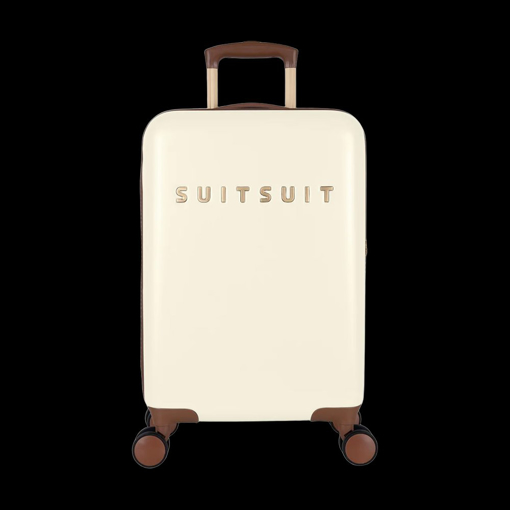 Obrázek z Kabinový kufr SUITSUIT® Fab Seventies Antique White S - bílá - 32 L 