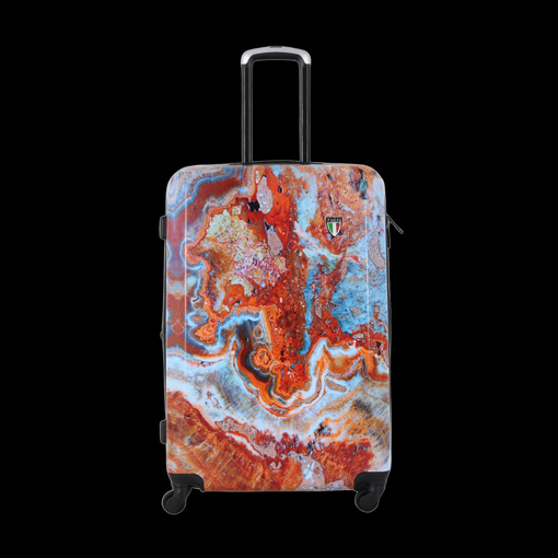Obrázek z Plastový kufr TUCCI Turkish Marble M - barevný potisk - 57 L 