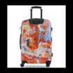 Obrázek z Plastový kufr TUCCI Turkish Marble M - barevný potisk - 57 L 