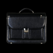Obrázek z Aktovka REAbags 7618 - černá / nikl - 19 L 
