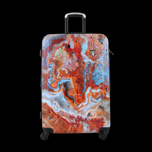 Obrázek z Plastový kufr TUCCI Turkish Marble L - barevný potisk - 88 L 