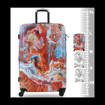 Obrázek z Plastový kufr TUCCI Turkish Marble L - barevný potisk - 88 L 