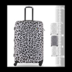 Obrázek z Plastový kufr TUCCI Winter Leopard M - barevný potisk - 57 L 