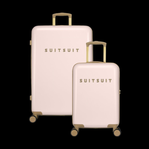 Obrázek z Sada cestovních kufrů SUITSUIT® Fusion Rose Pearl - růžová - 91 / 32 L 