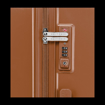 Obrázek z Plastový kufr SUITSUIT® Blossom Maroon Oak L - hnědá - 81 L 