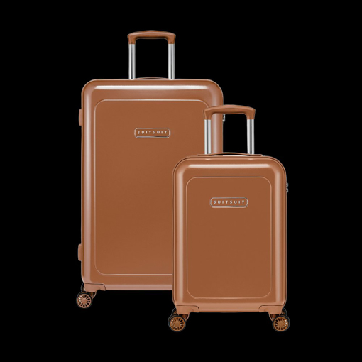 Obrázek z Sada cestovních kufrů SUITSUIT® Blossom Maroon Oak - hnědá 