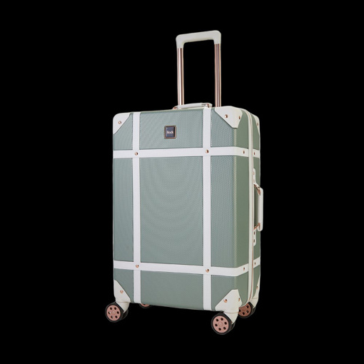 Obrázek z Plastový kufr ROCK Vintage M - zelená - 60 L 