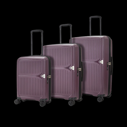 Obrázek z Sada cestovních kufrů ROCK TR-0256/3_purple - fialová 