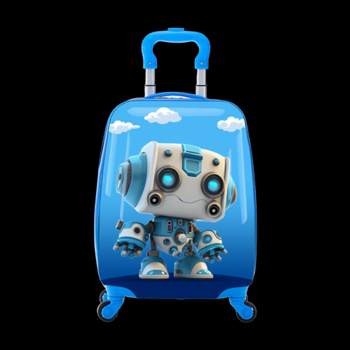 Obrázek z Dětský kufr TUCCI Robo Kid - modrá - 25 L 