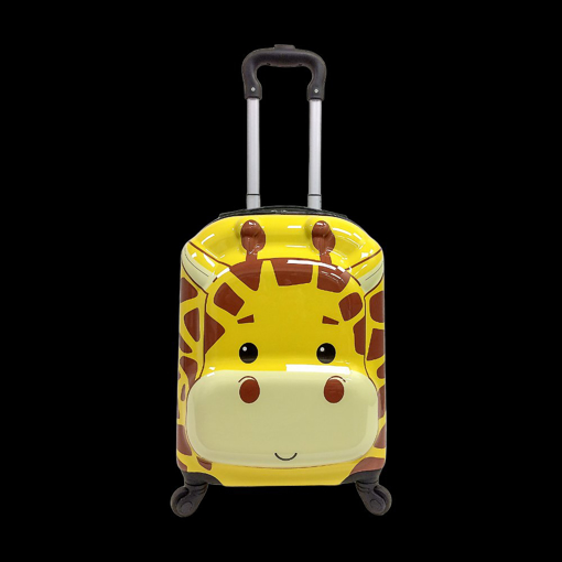Obrázek z Dětský kufr TUCCI 3D Gaffie Giraffe - žlutá - 28 L 