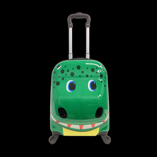 Obrázek z Dětský kufr TUCCI 3D Baby Dino - zelená - 28 L 