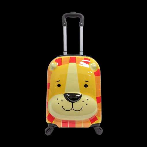 Obrázek z Dětský kufr TUCCI 3D Lion Buddy - žlutá - 28 L 