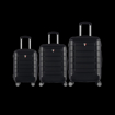 Obrázek z Sada cestovních kufrů TUCCI T-0273/3_black - černá 