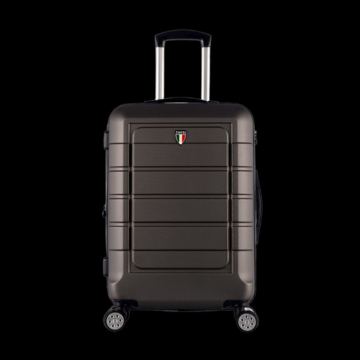 Obrázek z Plastový kufr TUCCI Console M - tmavě šedá - 58 L 