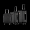 Obrázek z Sada cestovních kufrů TUCCI T-0274/3_black - černá 