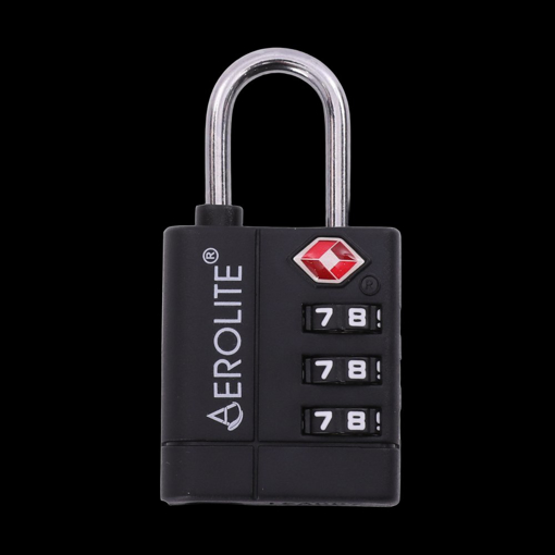 Obrázek z Zámek na zavazadlo AEROLITE TSA-LOCK - černá 