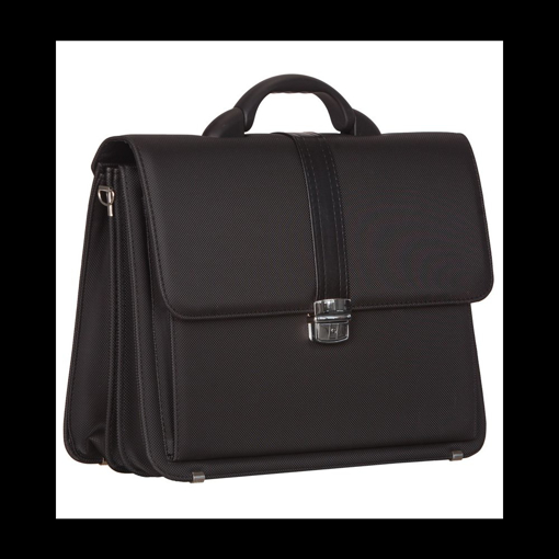 Obrázek z Aktovka REAbags 8003B-T - černá - 17 L 