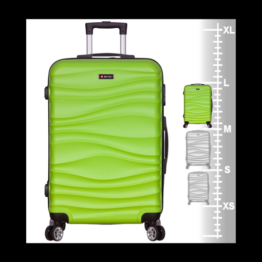 Obrázek z Plastový kufr METRO LLTC1/3-L_green-grey - zelená - 94 L 