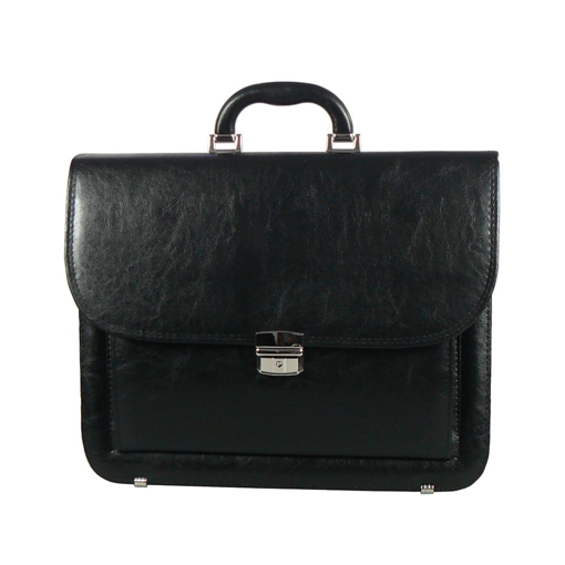 Obrázek z Aktovka REAbags 7416-TR - černá / nikl - 15 L 