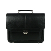 Obrázek z Aktovka REAbags 7253 - černá / nikl - 15 L 
