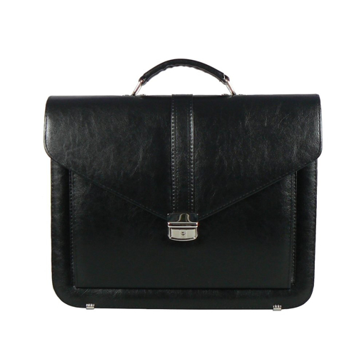 Obrázek z Aktovka REAbags 7173 - černá / nikl - 15 L 