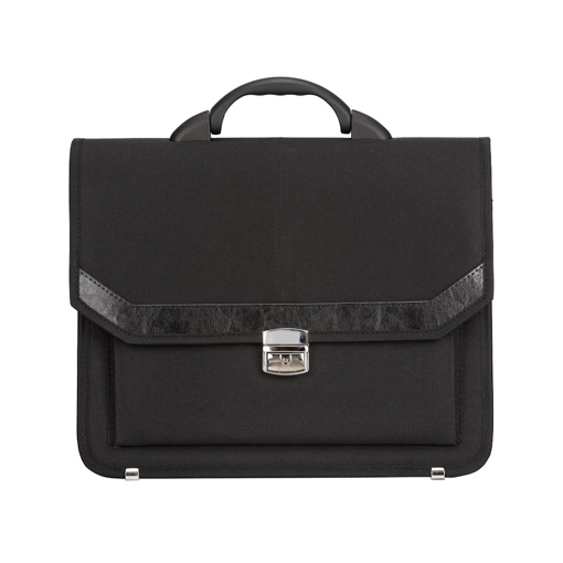 Obrázek z Aktovka REAbags 7253-T - černá / nikl - 15 L 