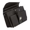 Obrázek z Aktovka REAbags 8001/1-T - černá / nikl - 19 L 